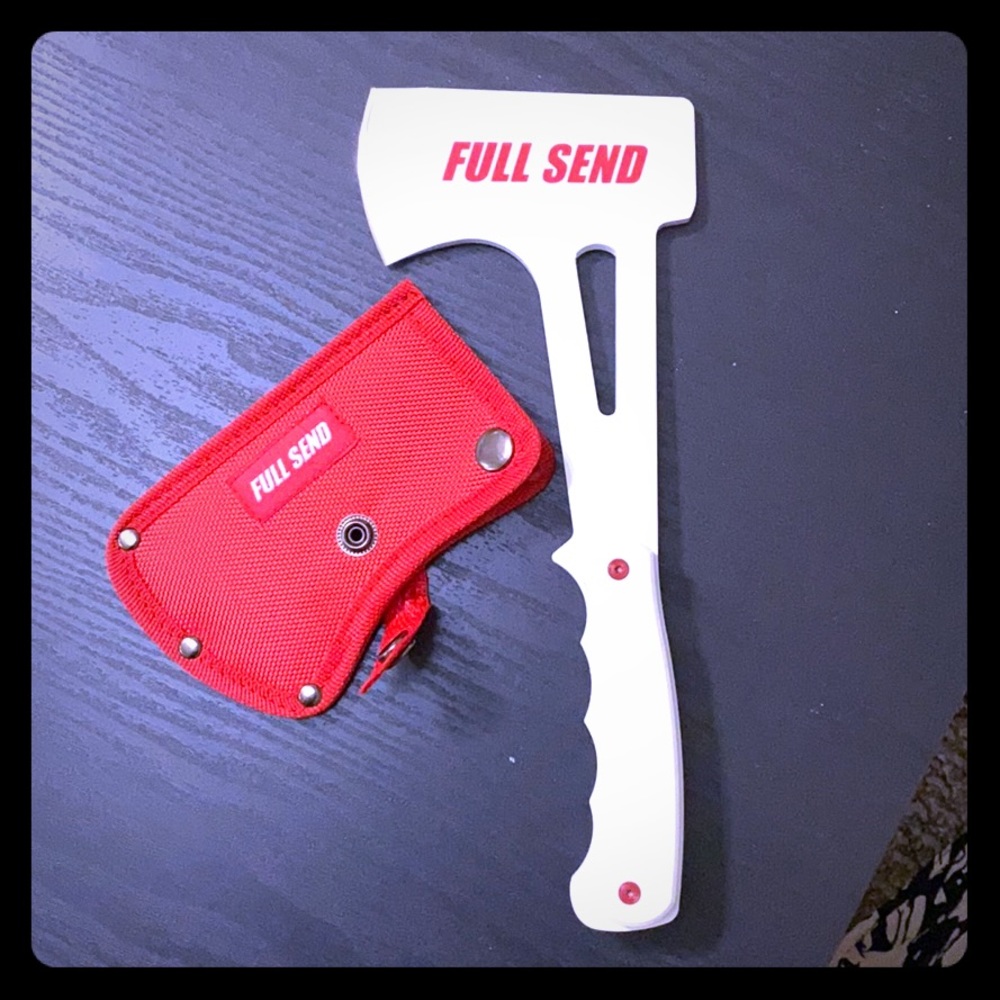 Nelk full send hatchet